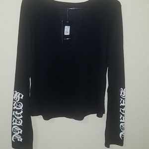 Fashion Nova "Watch out for me" top black